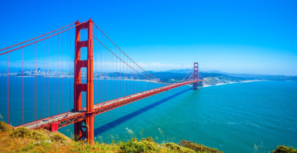 USA Golden Gate Bridge Reisebild - USA Golden Gate Bridge