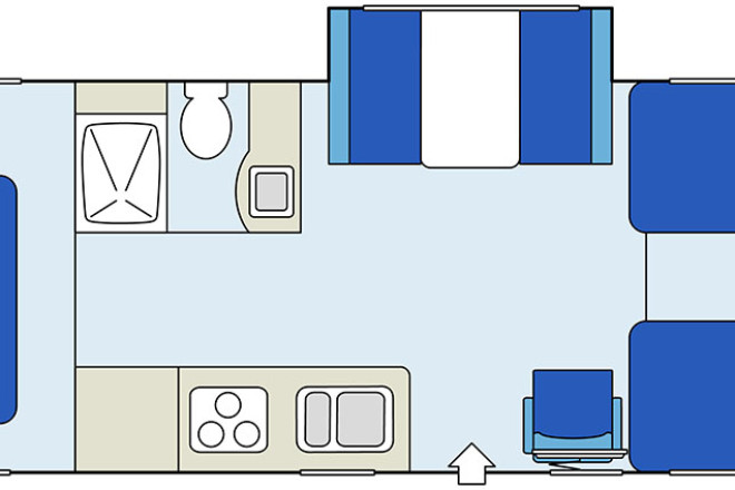 CanaDream RV MHA Maxi Motorhome Innenansicht am Tag Foto des Modells - CanaDream RV MHA Maxi Motorhome Innenansicht am Tag