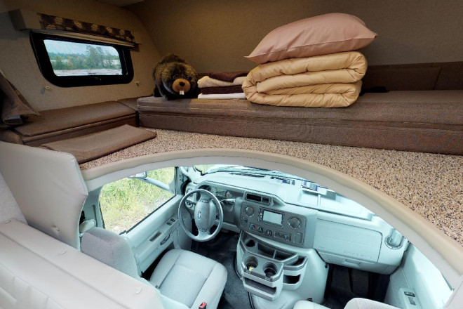 Foto des Modells - Wohnmobil Urlaub Kanada Fraserway C-Medium Innenansicht