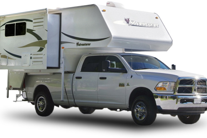 Foto des Modells - Wohnmobil Urlaub Kanada Fraserway Truck Camper mit Slide Out