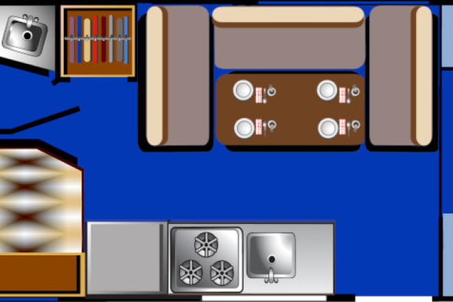 Foto des Modells - Road Bear RV Floorplan Tag