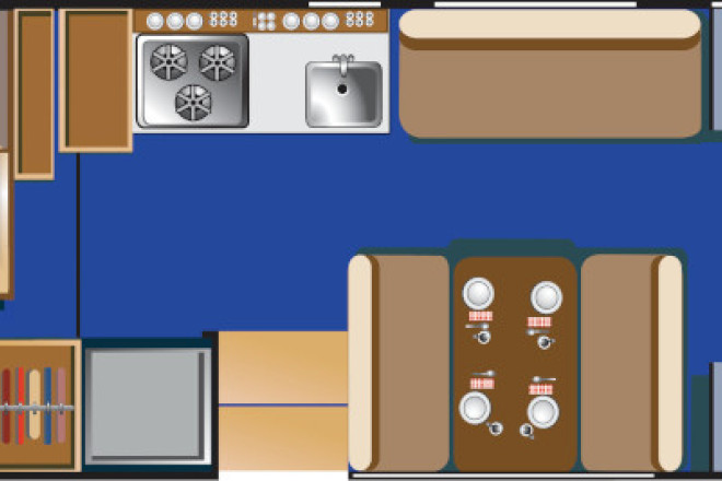 Foto des Modells - Road Bear RV Floorplan Tag