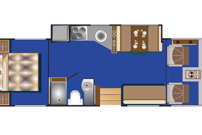 Foto des Modells - Road Bear RV Floorplan Tag