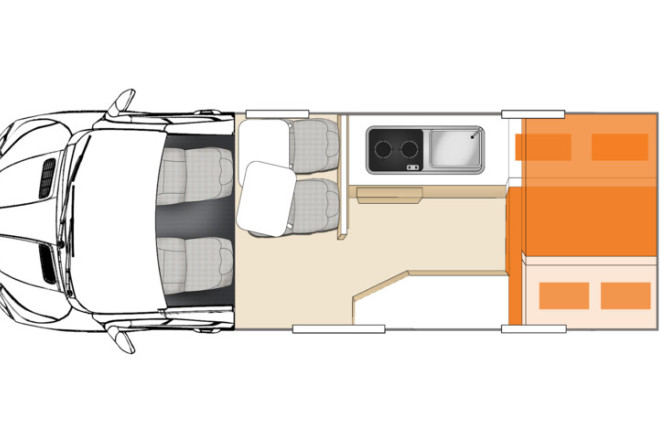 Apollo Endeavour Floorplan Nacht Foto des Modells - Apollo Endeavour Floorplan Nacht