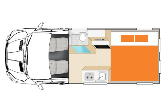 Apollo Euro Mini Floorplan Nacht Foto des Modells - Apollo Euro Mini Floorplan Nacht