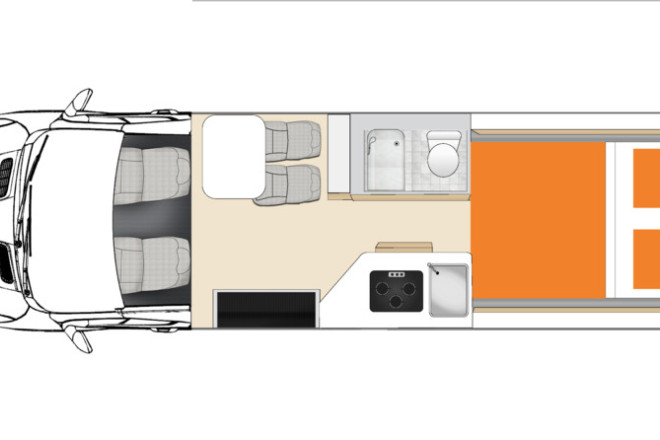 Apollo Euro Tourer Floorplan Nacht Foto des Modells - Apollo Euro Tourer Floorplan Nacht