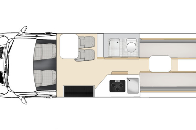 Apollo Euro Tourer Floorplan Tag Foto des Modells - Apollo Euro Tourer Floorplan Tag