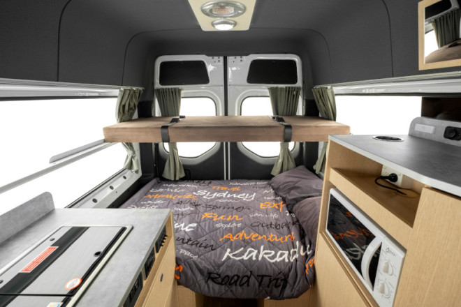 Britz Hitop Bett Foto des Modells - Britz Hitop Bett