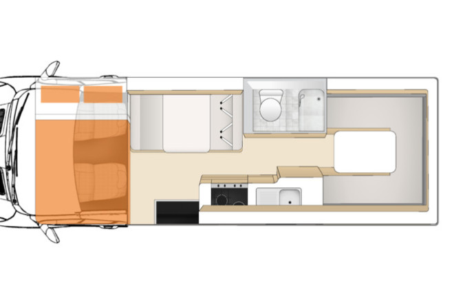 Foto des Modells - Apollo Euro Camper Floorplan Tag