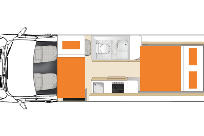 Foto des Modells - Apollo Euro Plus Floorplan Nacht