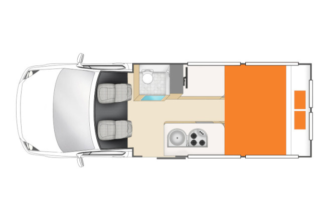 Foto des Modells - Apollo Euro Tourer Floorplan Nacht