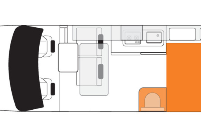 Foto des Modells - Britz Voyager Floorplan Tag