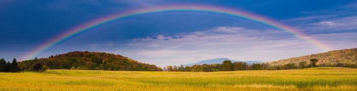 Foto aus Vermont: Regenbogen