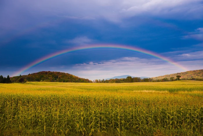 Foto aus Vermont: Regenbogen