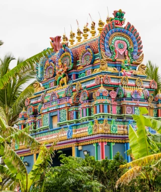 Reisebild - Tempel in Saint Pierre