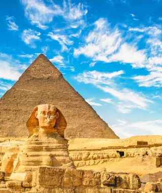 Reisebild - Ägypten Reise - Pyramiden und Sphinx