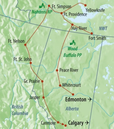 Route: Northwest Territories Entdeckerreise Foto 4 Route: Northwest Territories Entdeckerreise