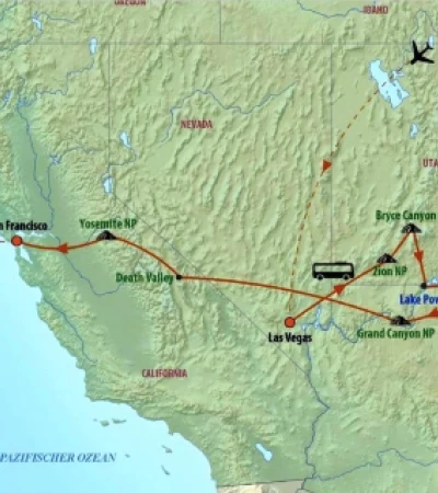 Reise Route: Wandertour in den Nationalparks des Westens Foto 4 Reise Route: Wandertour in den Nationalparks des Westens