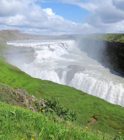 Island Reise - Gullfoss Wasserfall Foto 4 Island Reise - Gullfoss Wasserfall