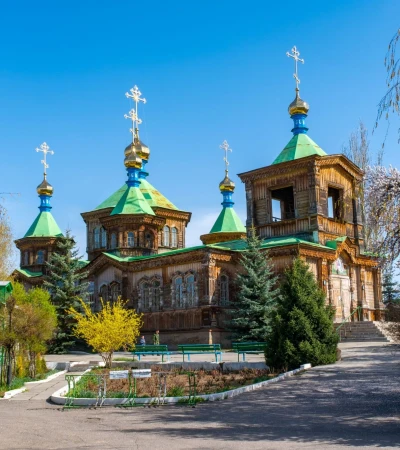 Foto 1 Kasachstan Kirgisistan Reise - Dreifaltigkeitskirche in Karakol