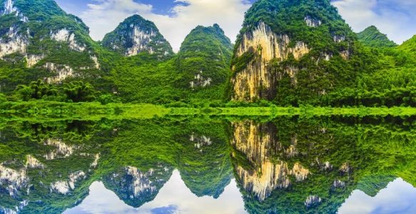 Guilin Landschaft Reisebild - Guilin Landschaft