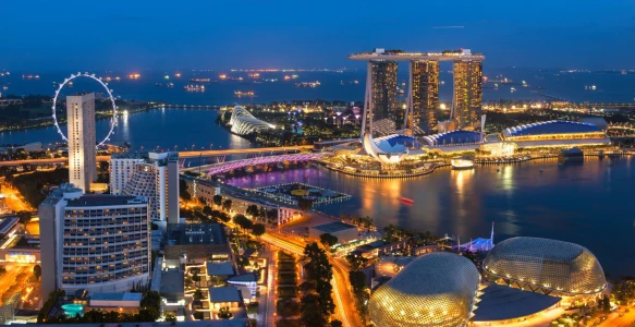 Singapur Marina Bay Reisebild - Singapur Marina Bay