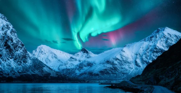 Nordlichter Lofoten Reisebild - Nordlichter Lofoten