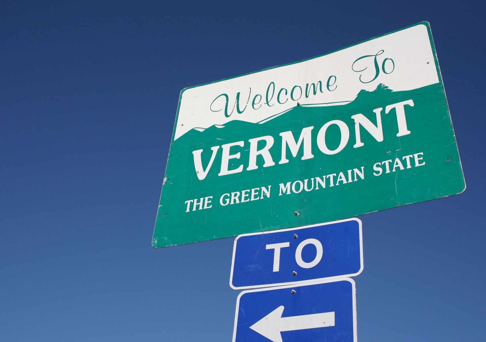 Vermont Schild